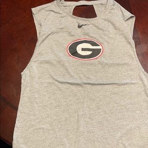 AS gray UGA Cheer tank top